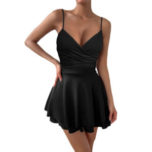 Backless Ruched Bodycon Dress